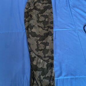 Russell Athletic Black and Gray Compression Leggings